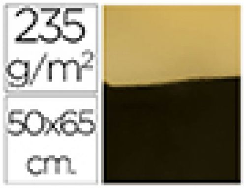 Cartolina liderpapel metalizada 50x65 cm 235 gr ouro , Liderpapel , 14509 , 8423473827349